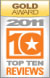 Gold Award - TopTenREVIEWS